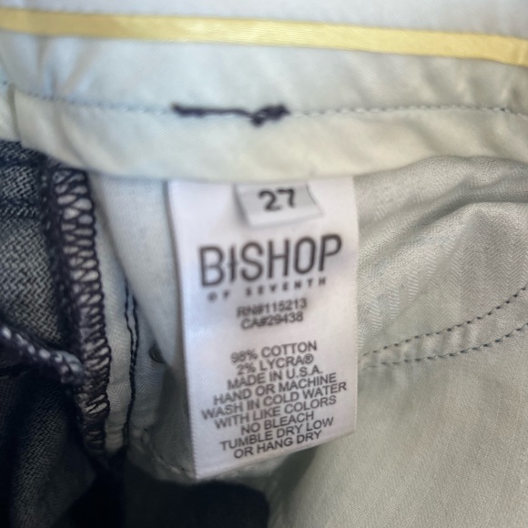 Anthropologie Bishop of Seventh Wide Leg BLUE JEANS Size 27 - Picture 6 of 6